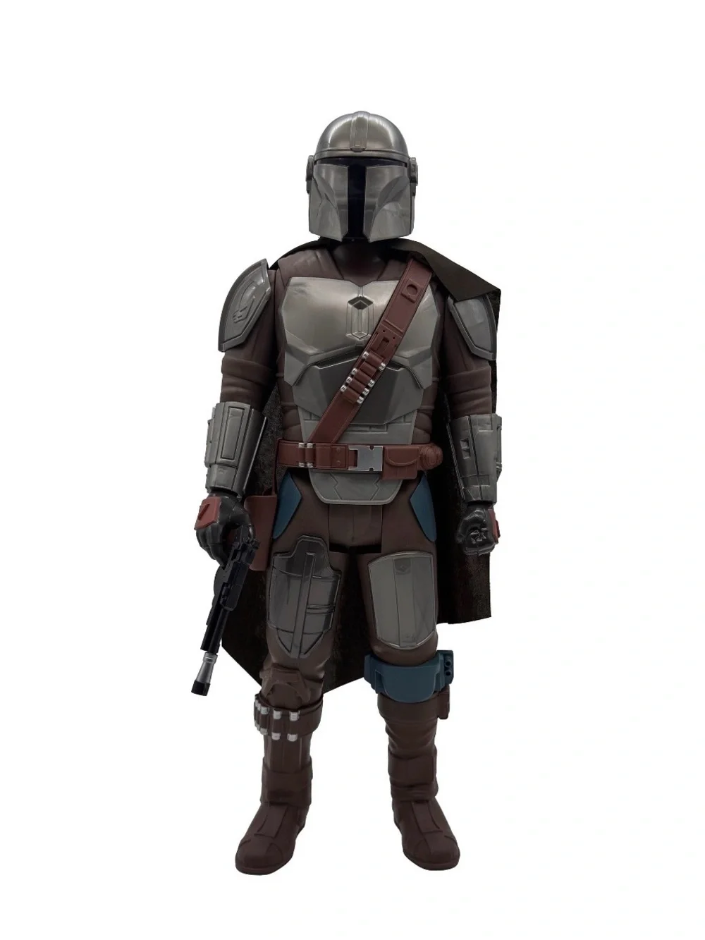 Disney The Mandalorian Action Figure - Silver, Brown & Blue